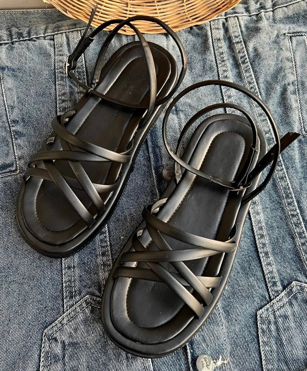 Lightweight, slip-on leather sandal-502