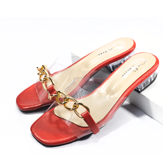 Transparent slippers front accessory-2300